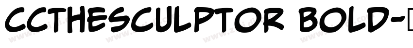 CCTheSculptor Bold字体转换